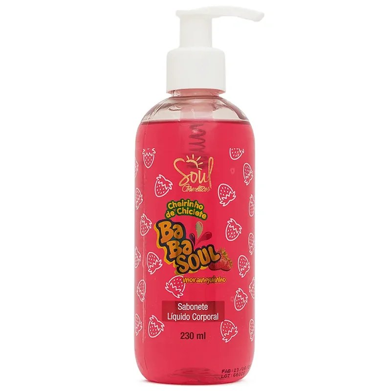 Sabonete Líquido Moranguinho Corporal Baba Soul 230ml