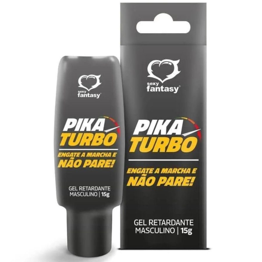 GEL RETARDANTE MASCULINO PIKA TURBO - 15G