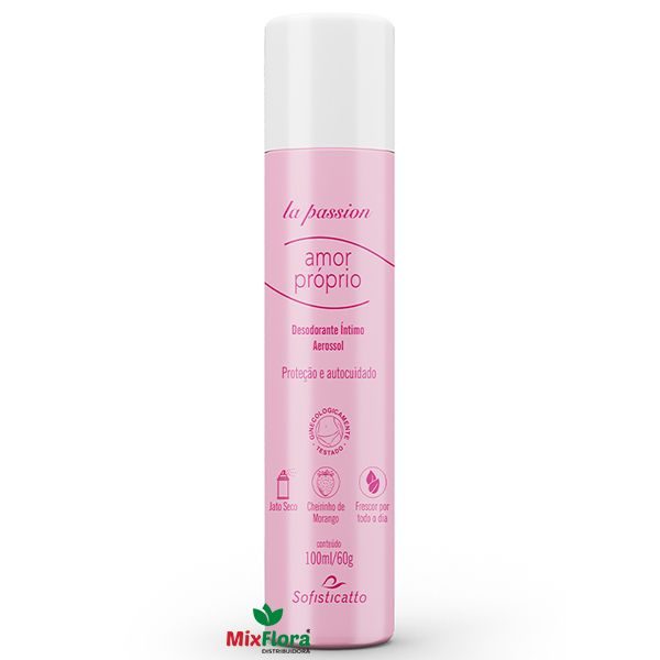 DESODORANTE ÍNTIMO AEROSOL AMOR PRÓPRIO 100ML SOFISTICAÇÃO