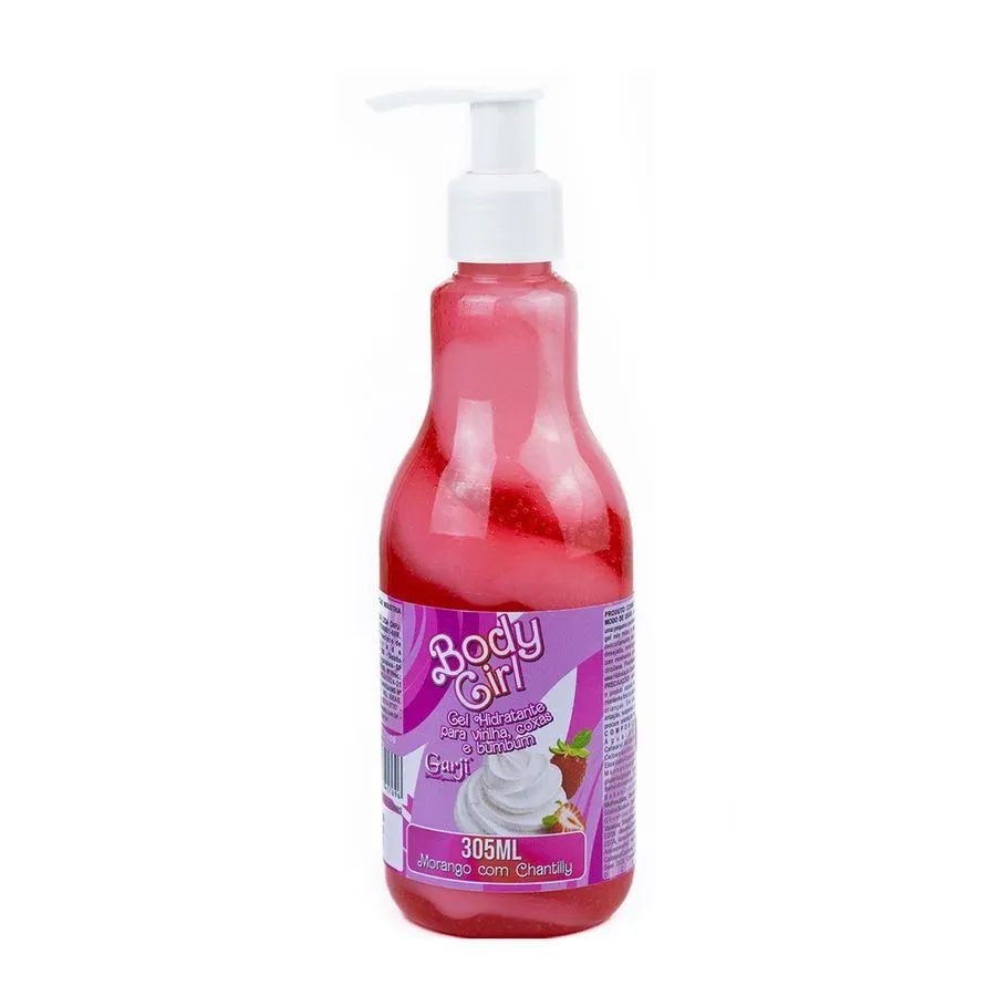 Body Girl Gel Hidratante Morango com Chantilly 305ml