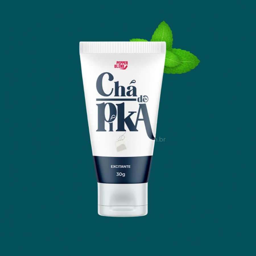 CHÁ DE PIKA GEL EXCITANTE QUE VIBRA 30G PEPPER BLEND