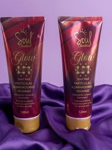 Soul Essences Glow Soul Red Hidratante Corporal Iluminador 120ml