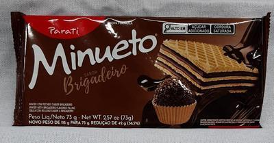 BISC PARATI WAFER MINUETO BRIGADEIRO 73G