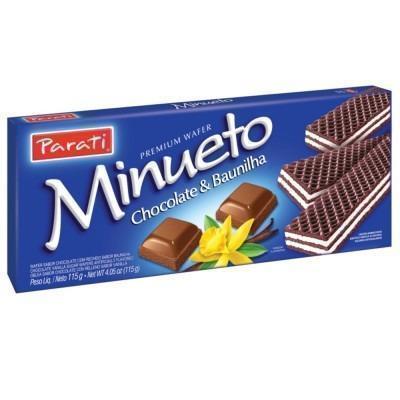 BISC PARATI WAFER MINUETO CHOC BAUN 73G