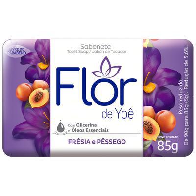 SAB FLOR DE YPE FRESIA E PESSEGO 85G