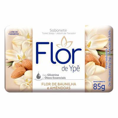 SAB FLOR YPE SUAVE BAUNILHA E AMEND 85G