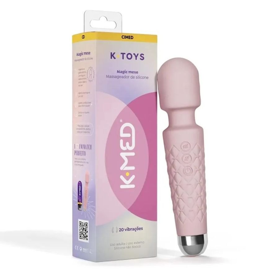 Massageador de Silicone K-MED Magic Mexe