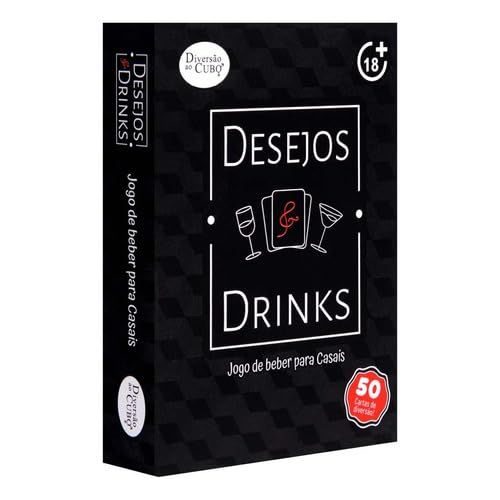 DESEJOS E DRINKS JOGO DE CARTAS DIVERSÃO AO CUBO