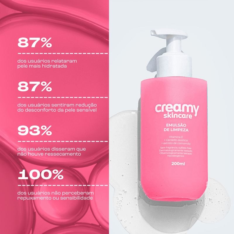 Creamy Skincare Emulsão de Limpeza 200ml