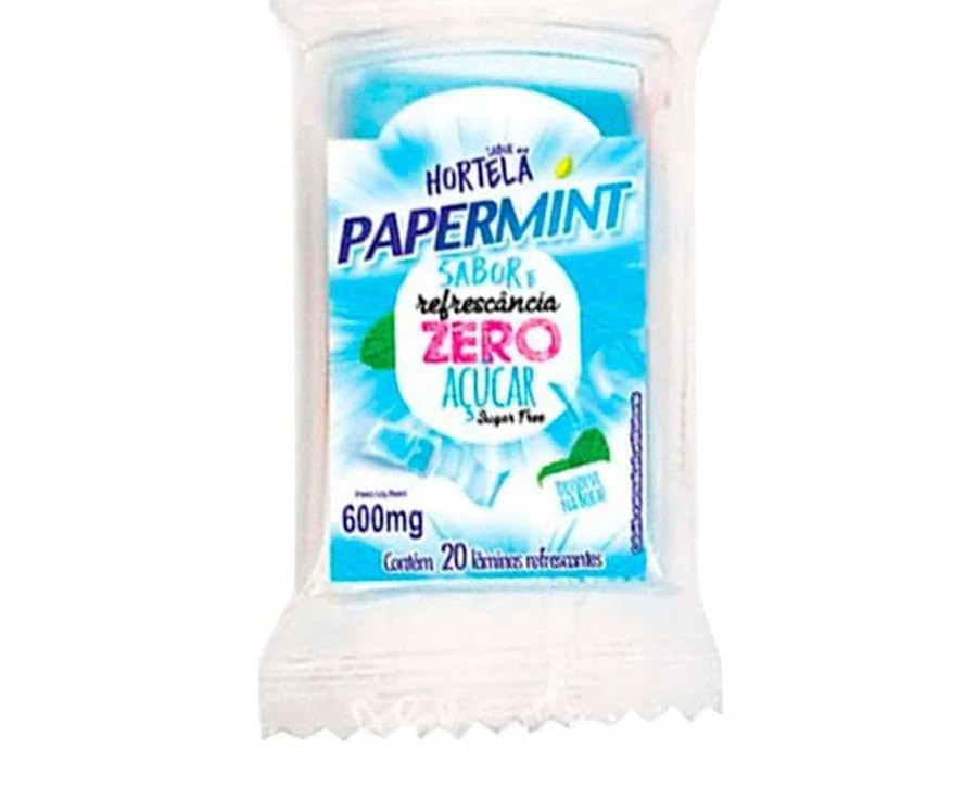 PAPERMINT HORTELÃ LÂMINAS REFRESCANTE