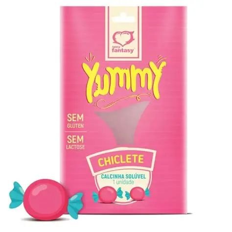 CALCINHA COMESTÍVEL YUMMY CHICLETE SEX FANTASY