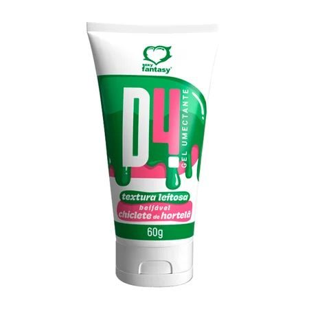 D4 GEL UMECTANTE BEIJÁVEL COM TEXTURA LEITOSA 60G SEXY FANTASY