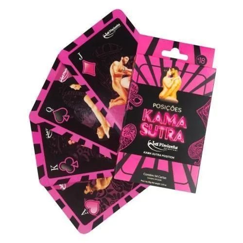 BARALHO KAMA SUTRA 50 CARTAS DE PRAZER COM POSIÇÕES DIVERSÃO AO CUBO