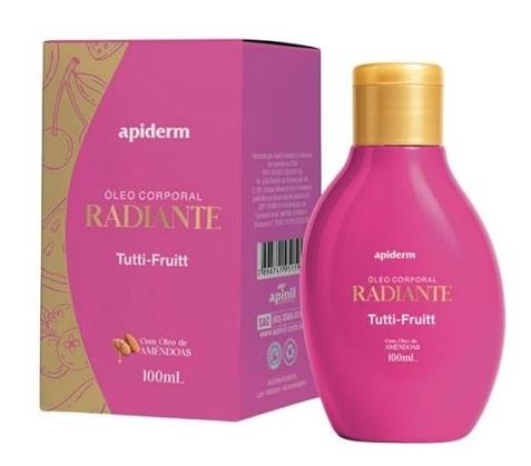 Óleo Corporal Radiante Tutti-Fruitt Apiderm 100ml