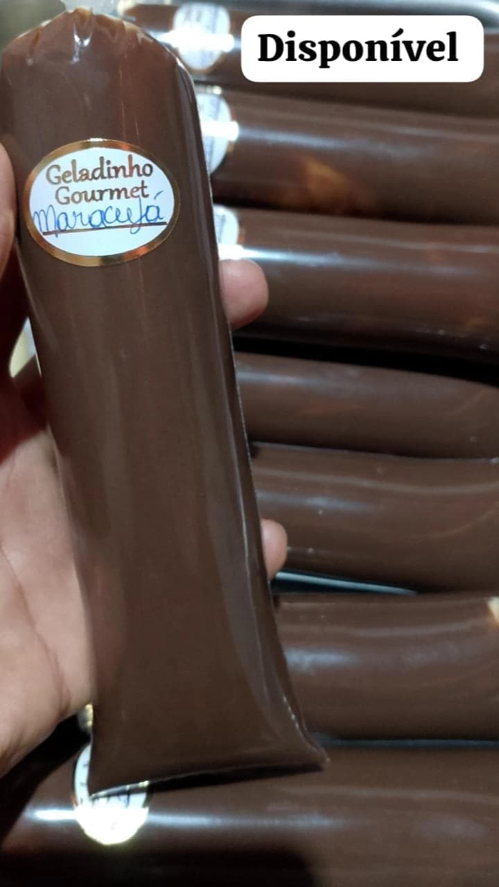 Geladinho gourmet de maracujá